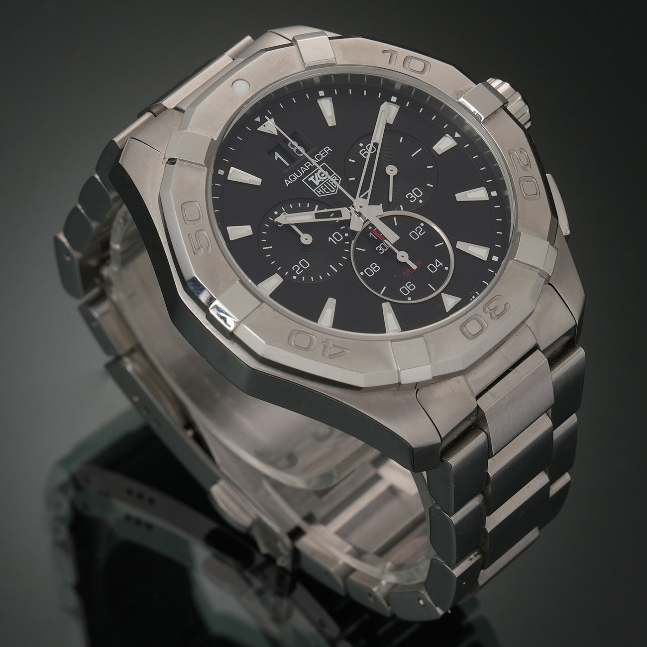 TAG HEUER(USED)태그호이어 아쿠아레이서 크로노 CAY1110